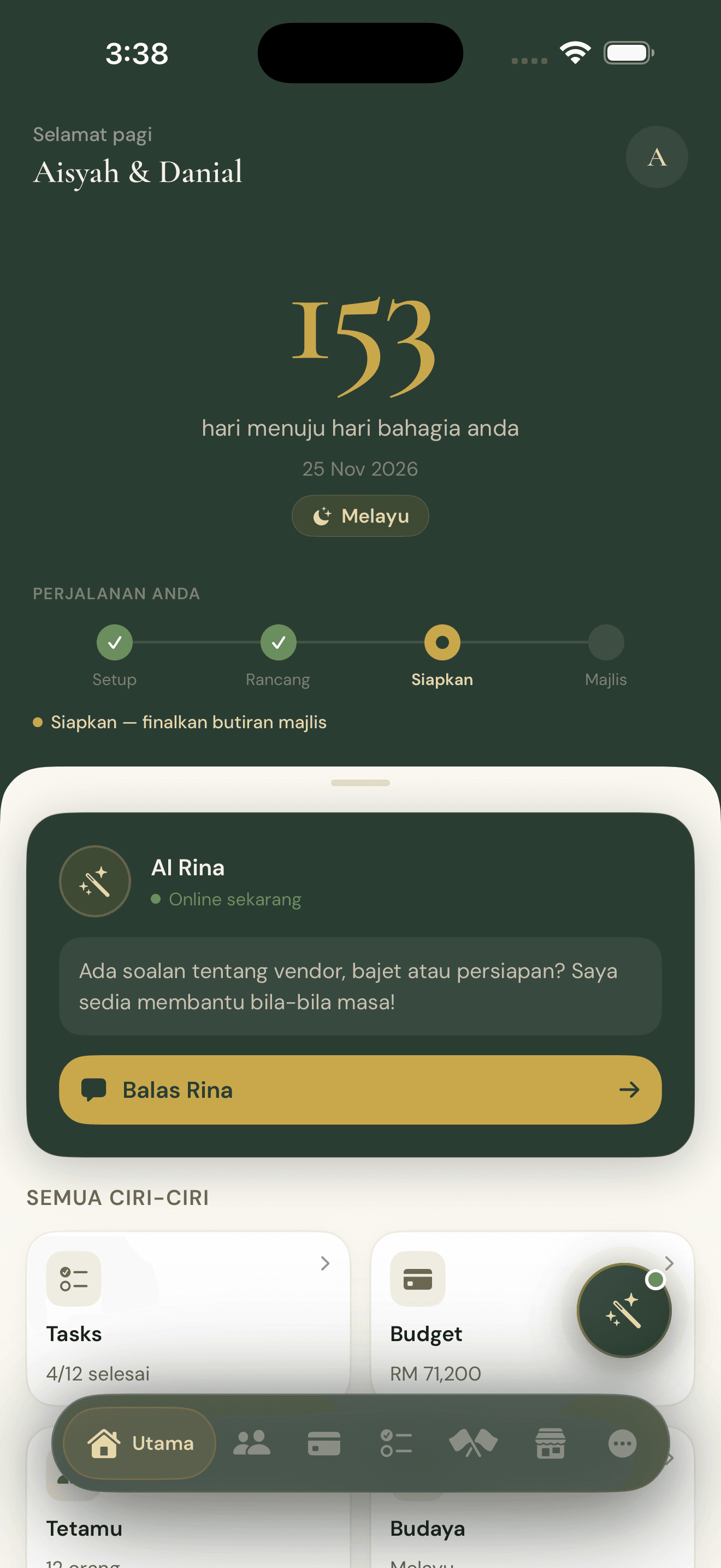 AI Assistant Rina — Rinung iOS app screenshot